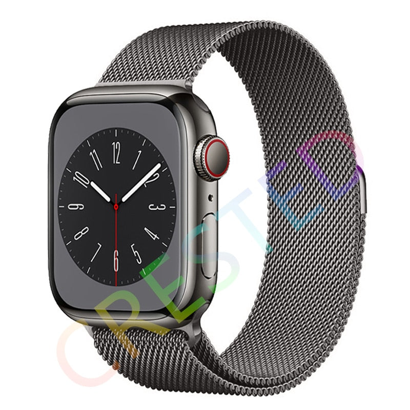 Milanese Loop Strap For Apple watch Band 44mm 40mm 45mm 41mm 42mm 38mm 45 44 mm bracelet iWatch Series 3 5 6 SE 7 8 Ultra 49mm